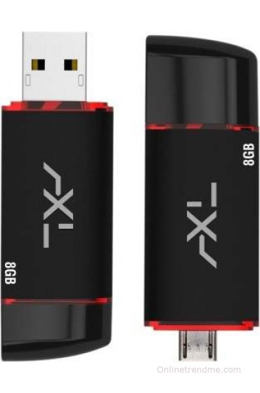 AXL Dual Hybrid 8GB 8 GB On-The-Go Pendrive(Black)