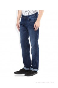 Wrangler Blue Regular Fit Jeans