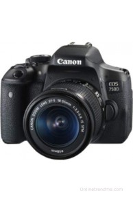 Canon EOS 750D Kit (EF-S 18 - 55 mm IS STM) DSLR Camera(Black)