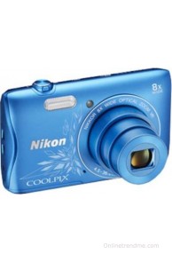 Nikon Coolpix S3700 Point & Shoot Camera(Design Blue)