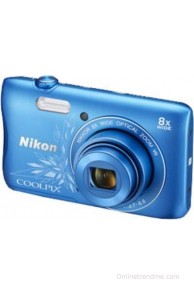 Nikon Coolpix S3700 Point & Shoot Camera(Design Blue)