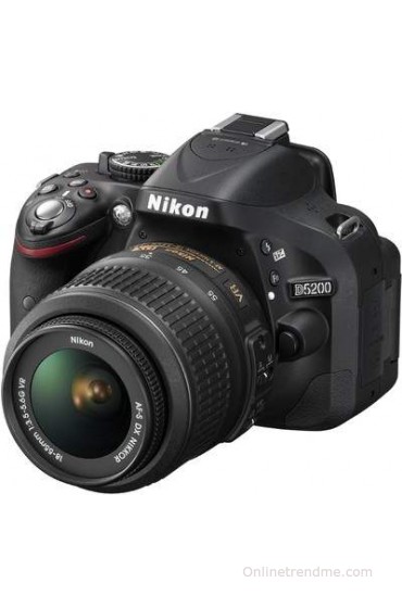 Nikon D5200 (Body with AF-S DX NIKKOR 18-55 mm F/3.5-5.6G VR II Lens) DSLR Camera(Black)