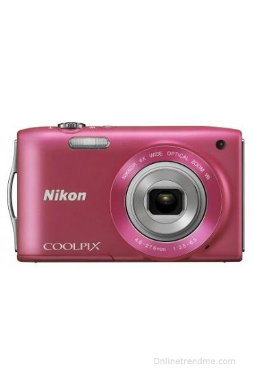 Nikon Coolpix S3300 Point & Shoot Camera(Pink)