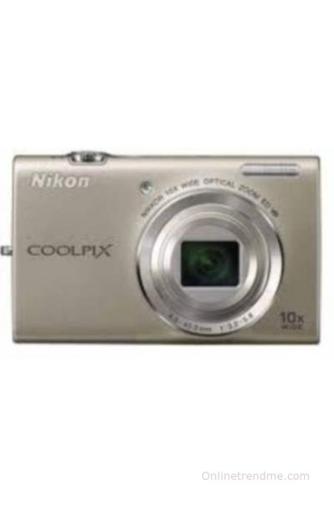 Nikon S6200 Point & Shoot Camera(Silver)