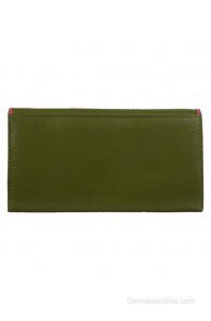 Hidekraft Green Leather Wallet