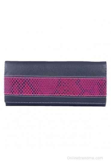 Leder Mart Black Leather Regular Wallet