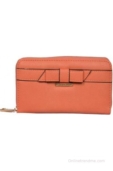 Diana Korr Women, Girls Casual, Formal Orange Artificial Leather Wallet(8 Card Slots)