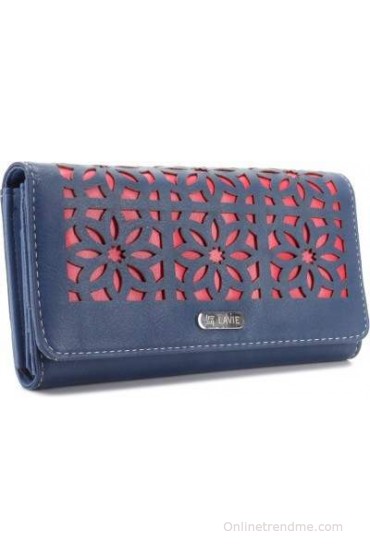 Lavie Women Blue Wallet(8 Card Slots)