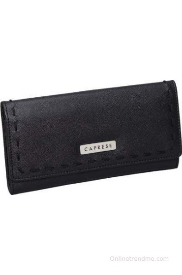 Caprese Women Black Artificial Leather Wallet