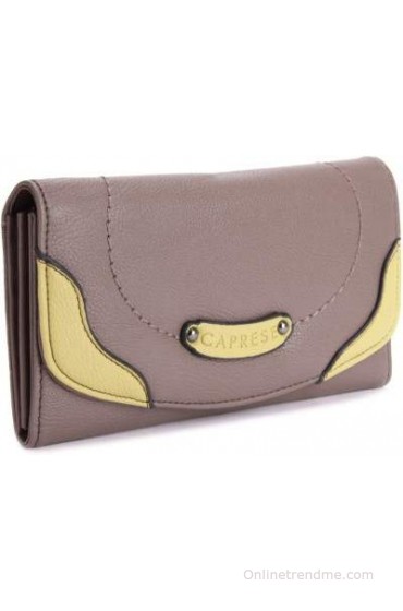 Caprese Women Brown Wallet(6 Card Slots)